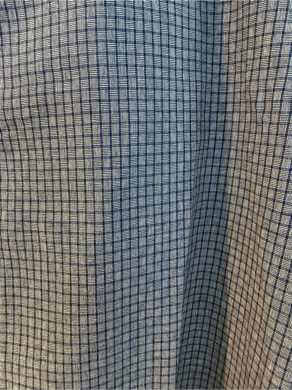 J Crew Men's Blue Basket Weave Patterned Performance Shorts